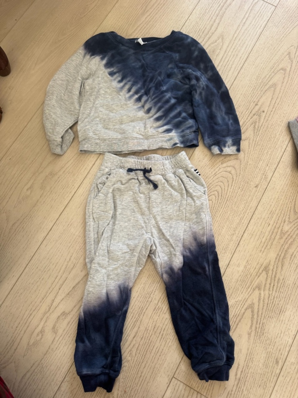 Kids Navy SPLENDID Outfit Sweats & Long Sleeve Pullover 12-18 Month Drawstringg